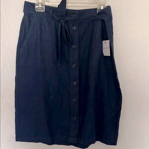 NWT Liz Claiborne 30% linen skirt!